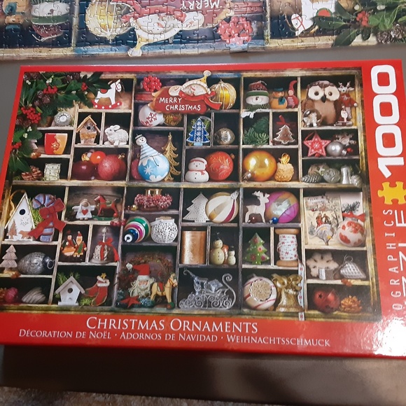 Christmas Ornaments Jigsaw Puzzle - Picture 1 of 3